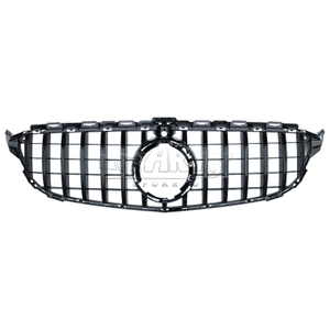 GTR Style Plastic Front Grille With Camera Hole Benz C Class W205 2019-2021