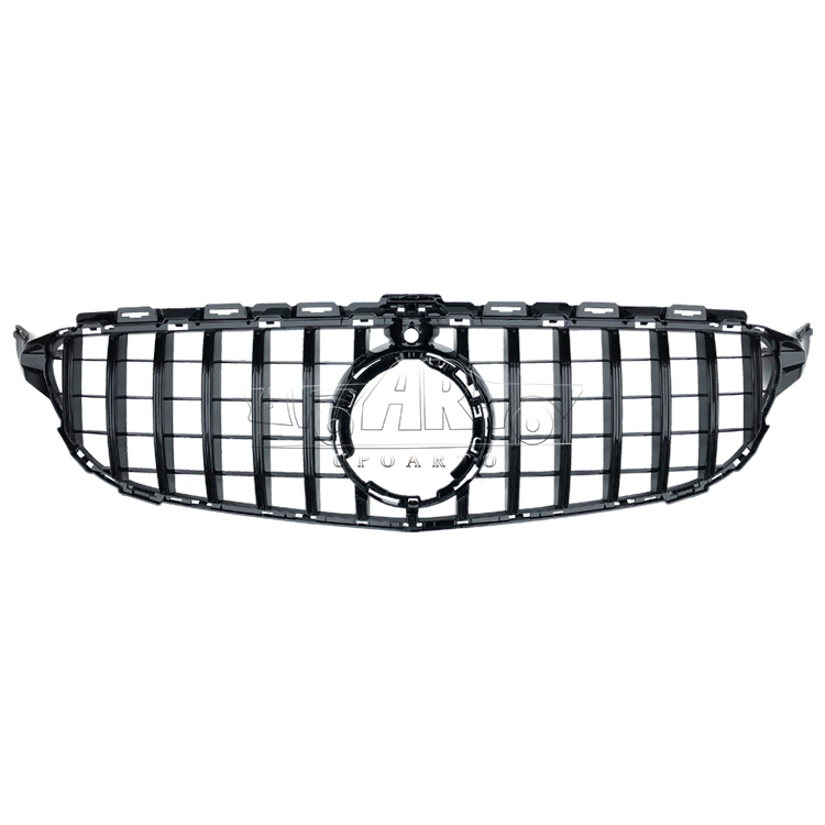 GTR Style Plastic Front Grille With Camera Hole Benz C Class W205 2019-2021