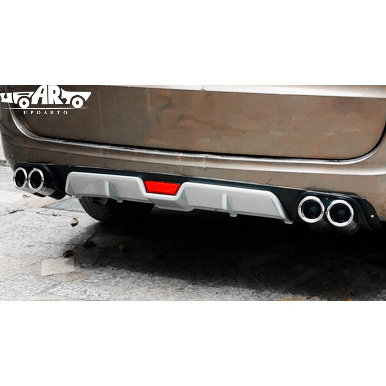 Style 2 Universal Rear Lip Diffuser With Brake Light