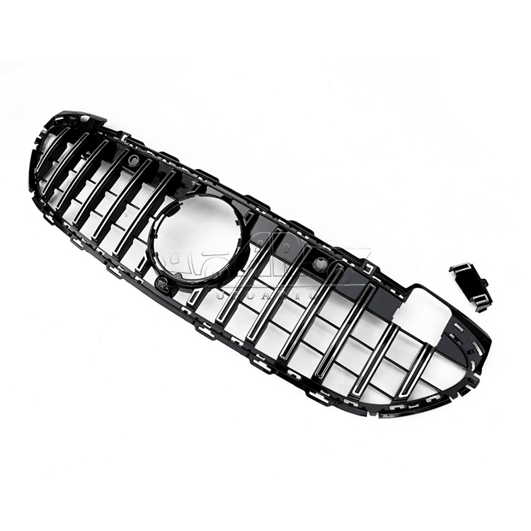 HAOSHENG Plastic GTR Style Add-on Front Grill Benz C Class W206 2022+