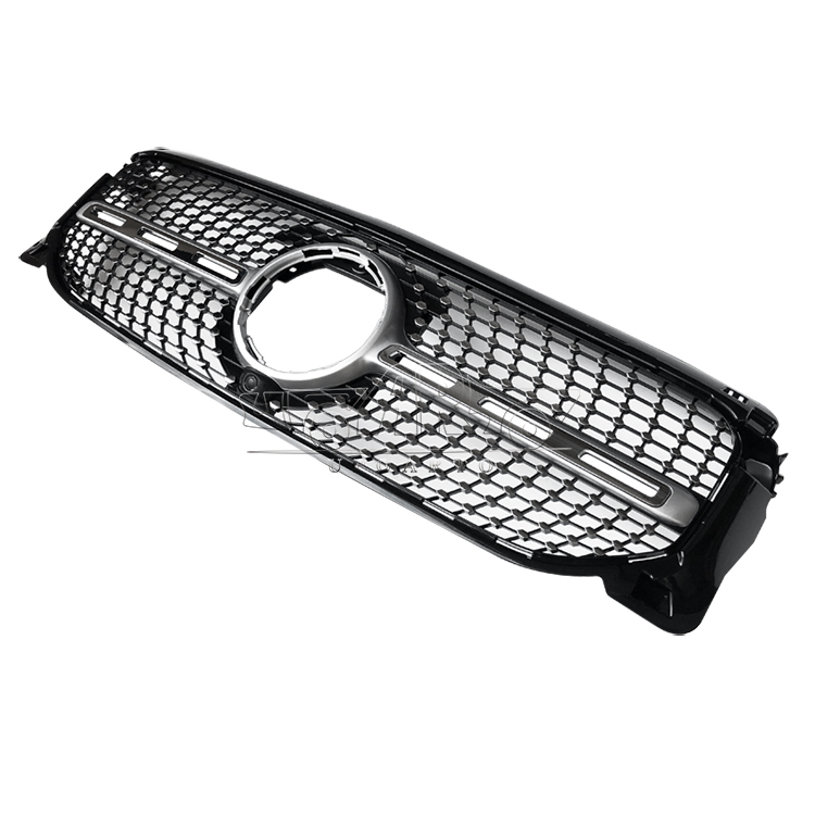 HAOSHENG Plastic Diamond Style Add-on Front Grill Benz GLB X247 2020+
