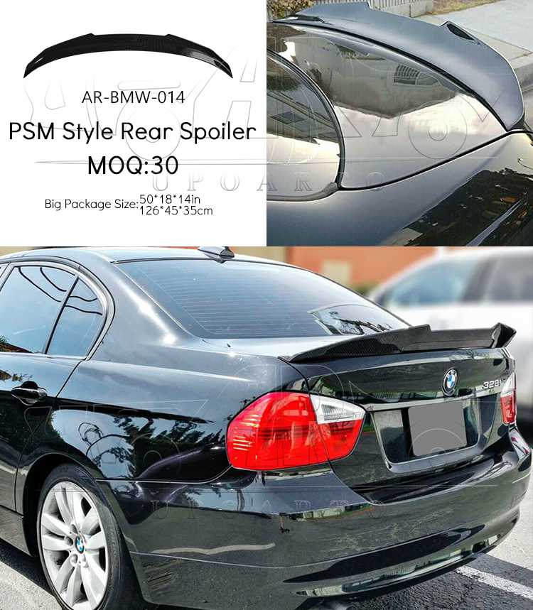 2005-2012 BMW 3 Series E90 PSM Style Rear Spoiler