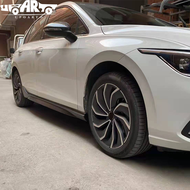 R Style Plastic Side Skirt VW Golf 8 Overseas Version