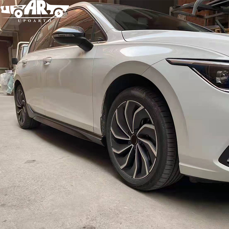 R Style Plastic Side Skirt VW Golf 8 Overseas Version