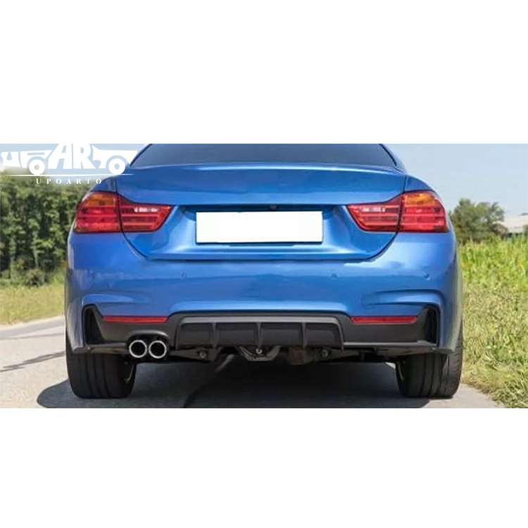 HAOSHENG Plastic MP Add-on Rear Bumper Lip BMW F32 F33 F36 4 Series 2014-2020