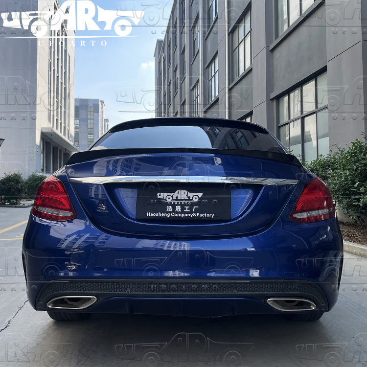 2014-2019 Mercedes Benz C-Class W205 C63s Style Rear Spoiler ABS