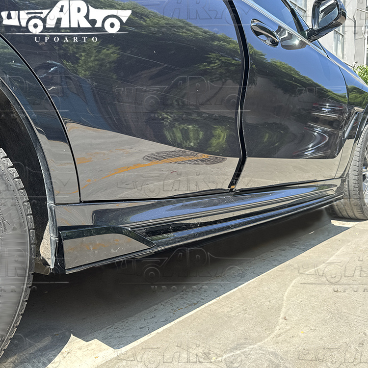 BMW X6 G06 M-Sport Glossy Black Side Skirts 2020-2022