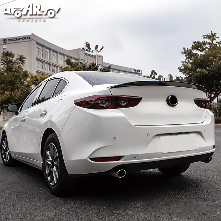 2020+ Mazda 3 Axela Sedan RS Style Rear Boot Lip Spoiler ABS 