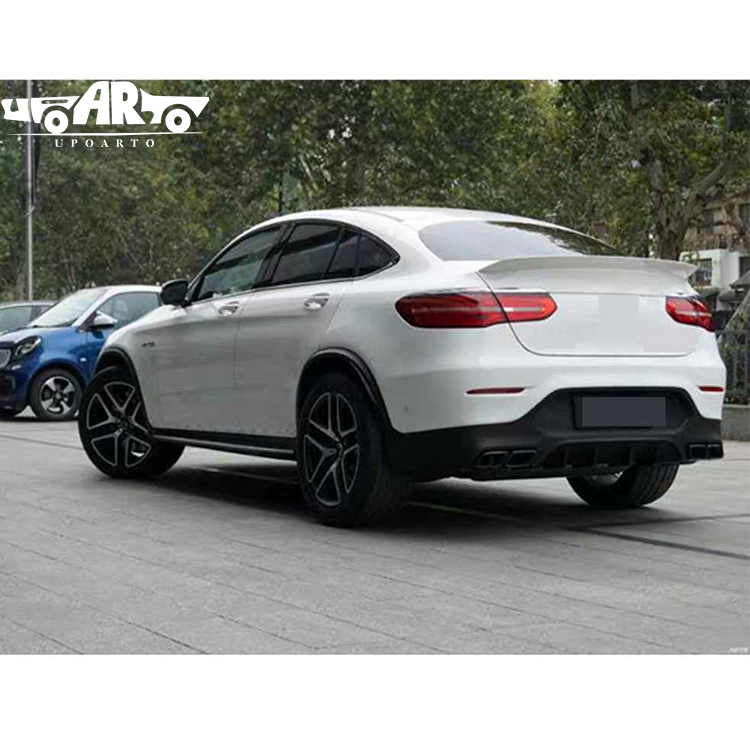 C63 Style ABS Rear Spoiler Mercedes Benz GLC W253 Coupe 2016-2018