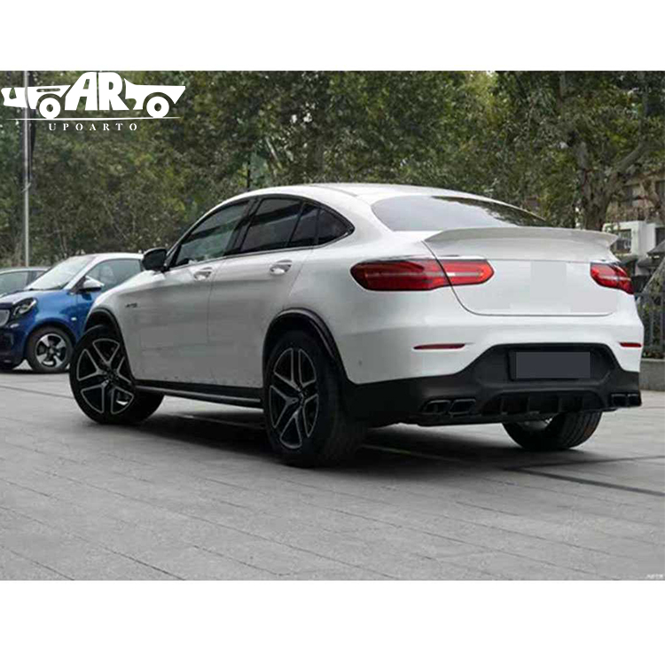 C63 Style ABS Rear Spoiler Mercedes Benz GLC W253 Coupe 2016-2018