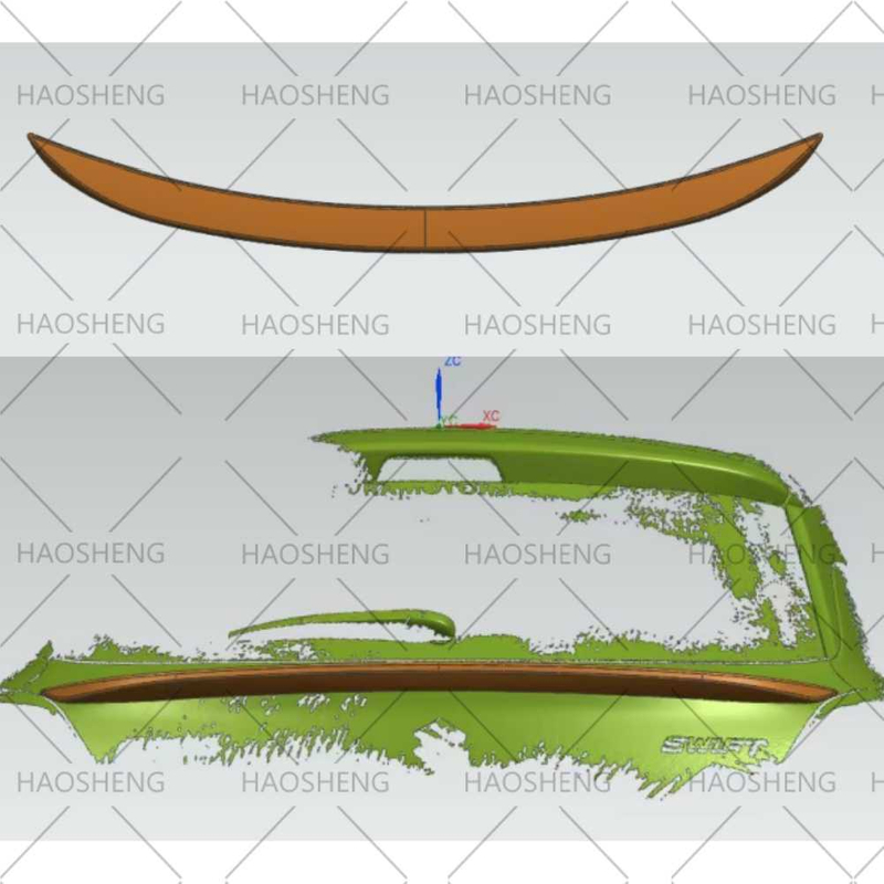 Rear Middle ABS Spoiler Suzuki Swift 2018