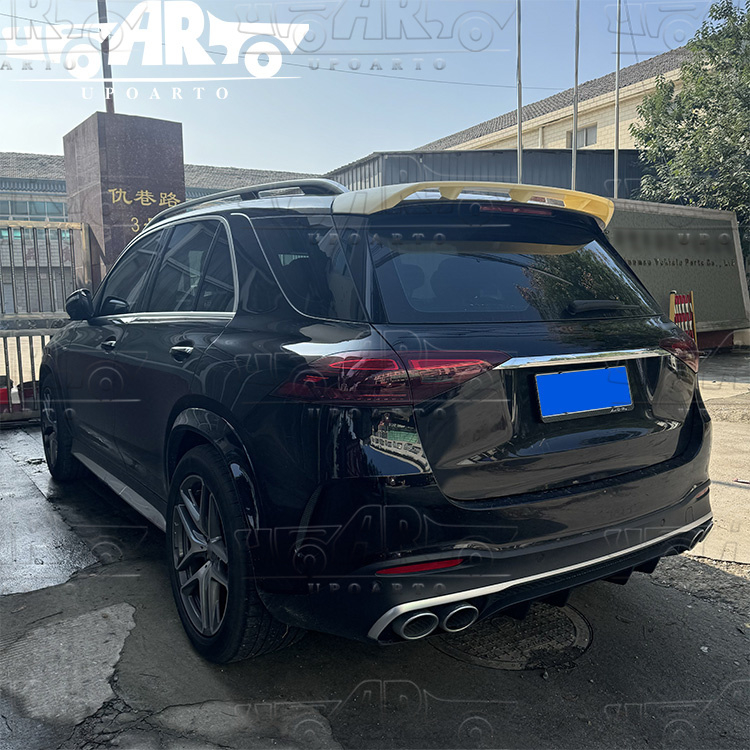 2020+ Mercedes BenZ GLE W167 GLE350 GLE450 GLE53 Rear Window Top Wing Spoiler ABS