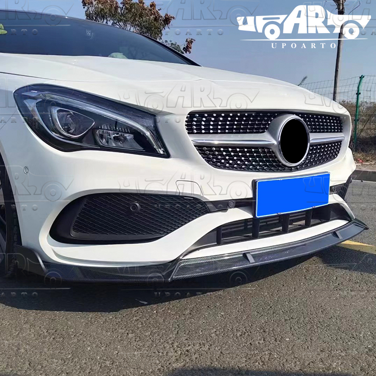 Mercedes Benz W117 CLA200 CLA 250 CLA45 AMG 3 Parts Front Lip 2016-2019