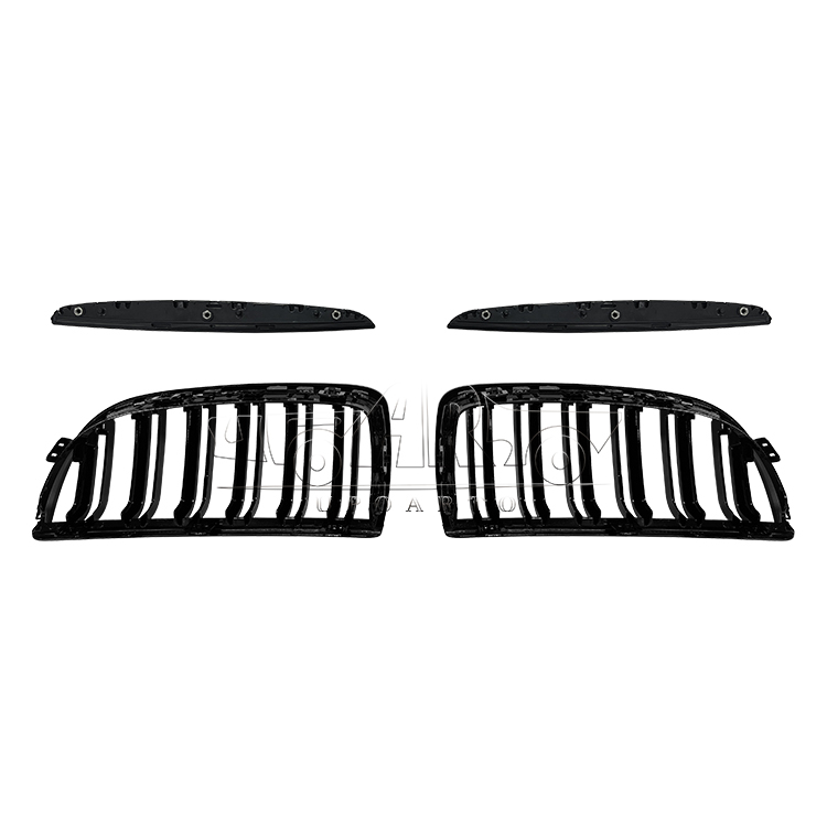 BMW 3 Series E90 Plastic Glossy Black Front Grill 2005-2007