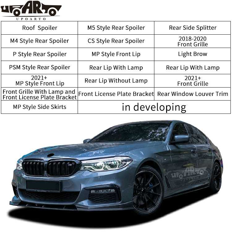 Exterior Accessories For BMW 5 Series G30 2018-2020