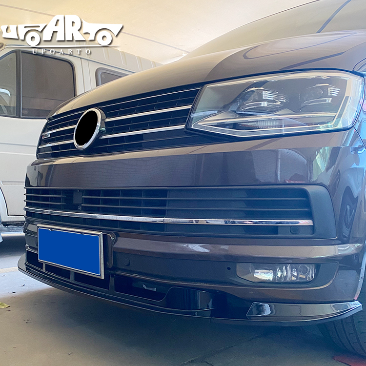 Volkswagen Transporter Multivan T6 ABS 3 Parts Front Bumper Lip