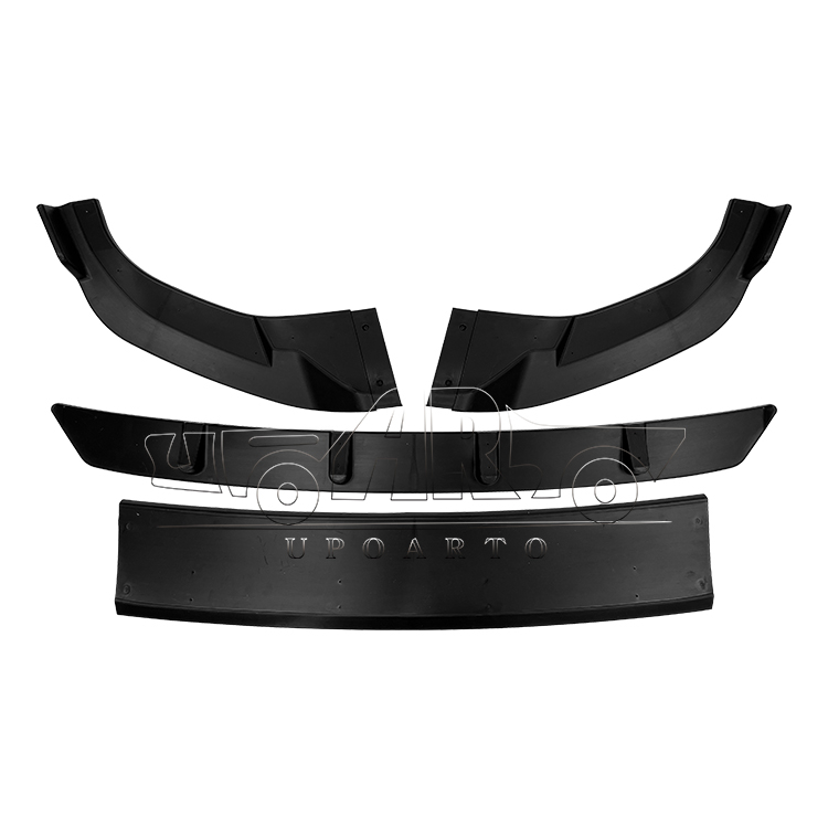 Audi Q5 SQ5 S-Line 4 Parts Plastic Front Lip 2020-2024