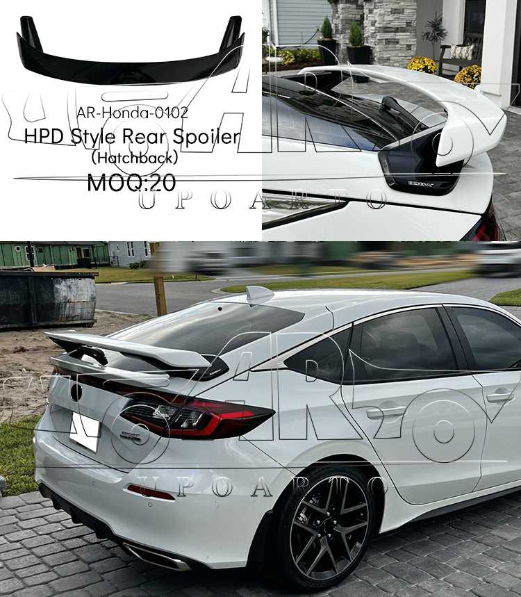 Hatchback Civic HPD Rear Spoiler Hatchback Civic HPD Rear Spoiler