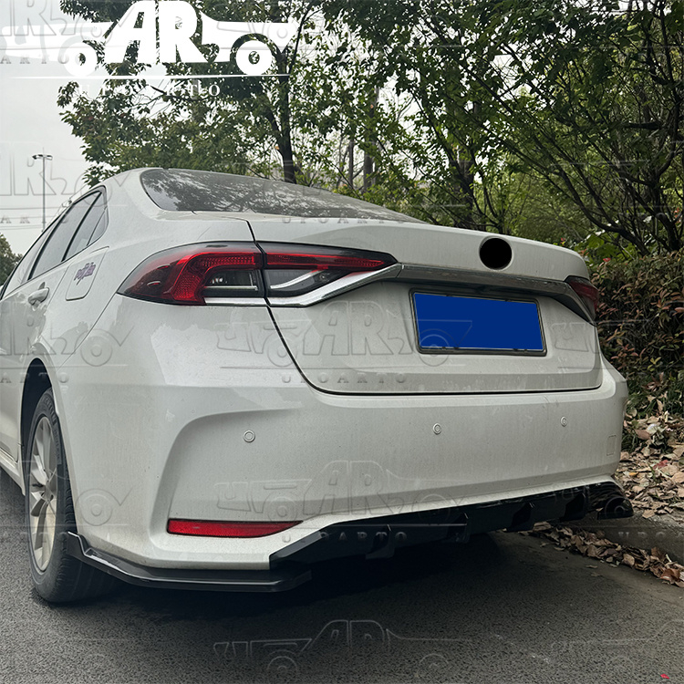 Toyota Corolla Sedan Plastic Rear Lip Diffuser 2019-2023