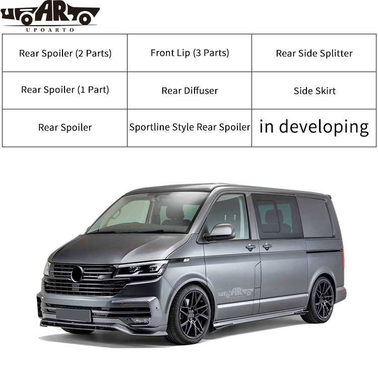 Exterior Accessories For VW T6 Transporter Multivan 2015+