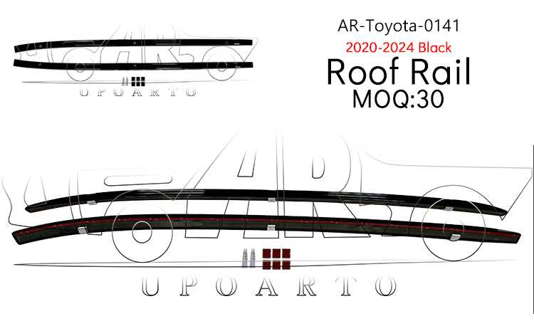 20-24 rav4 roof rail car
