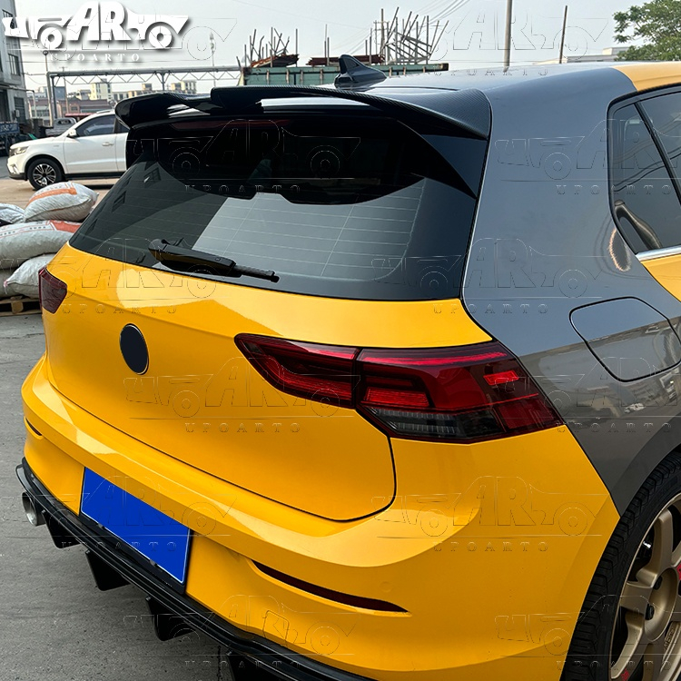 HAOSHENG ABS Oettinger Style 2 Add-on Rear Spoiler VW Golf 8 Glof8 R-Line