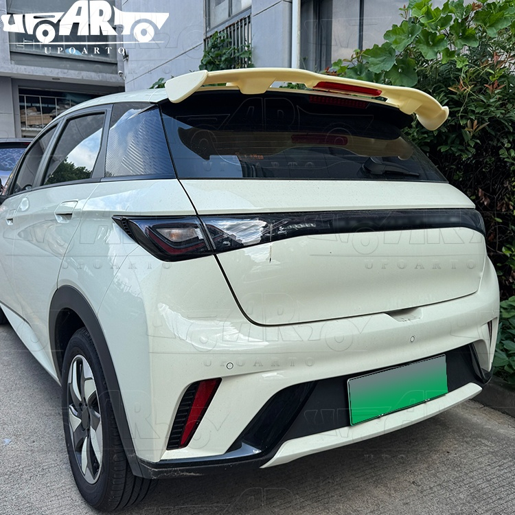 Hatchback 1 Generation Universal Infinite Style ABS With Lamp Rear Roof Spoiler