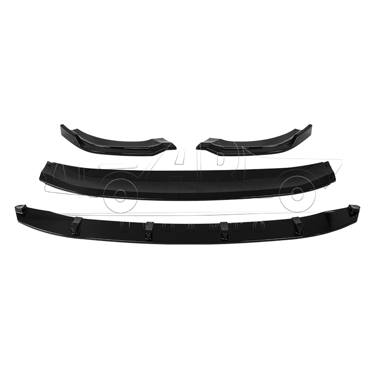 Audi Q3 S-Line Plastic 4 Parts Front Lip Splitter 2019+