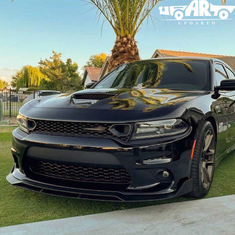 Dodge Charger SRT Plastic 4 Pieces Front Lip Splitter 2015-2023