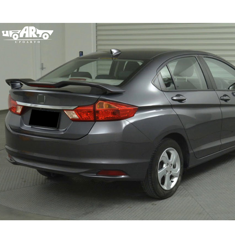 7 Generation Universal Rear Spoiler With Lamp ABS Sedan Car