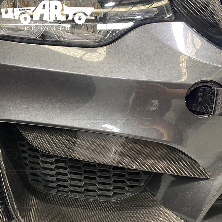 2014-2020 BMW F80 M3 F82 M4 Front Bumper Air Vent Eyelid Cover Plastic