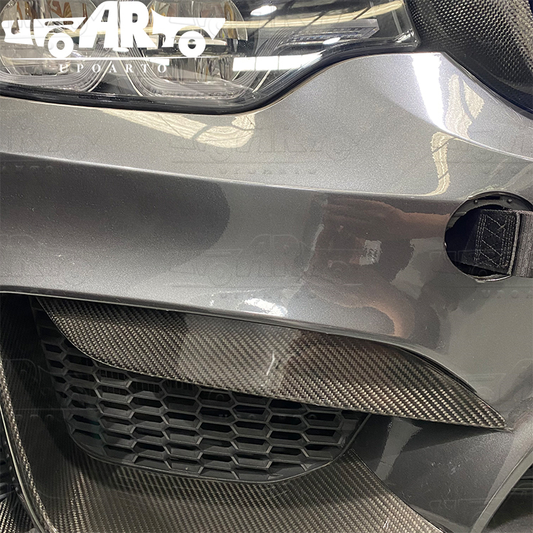 14 - 20 F80 F82 Front Bumper Air Vent Eyelid Cover Splitter 14 - 20 F80 F82 Front Bumper Air Vent Eyelid Cover Splitter