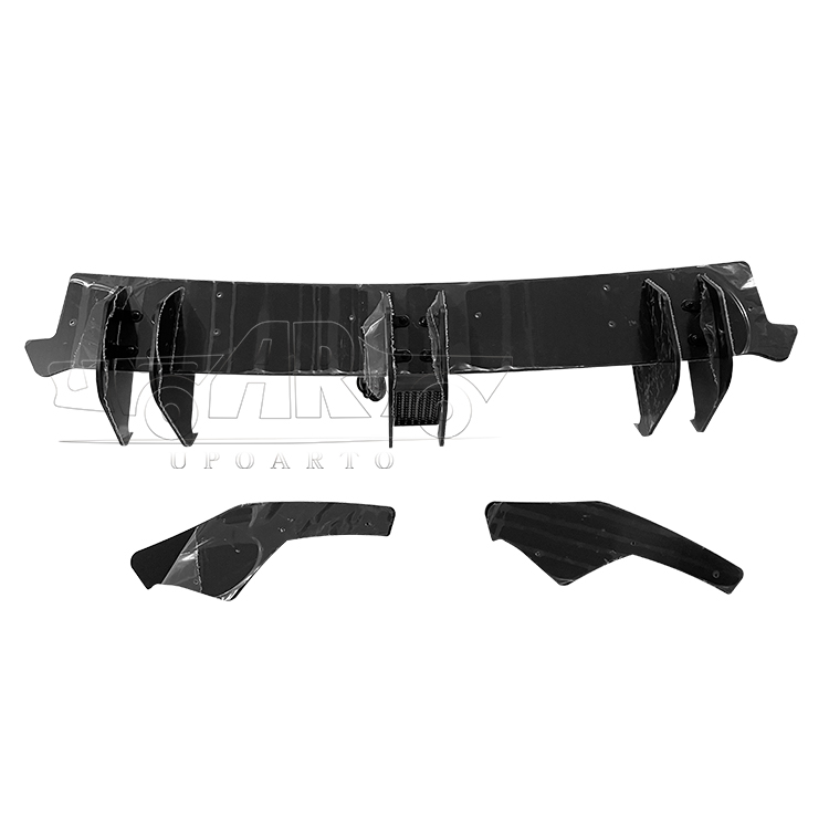 VW Golf 8 MK8 GTI With Lamp Rear Blade Diffuser