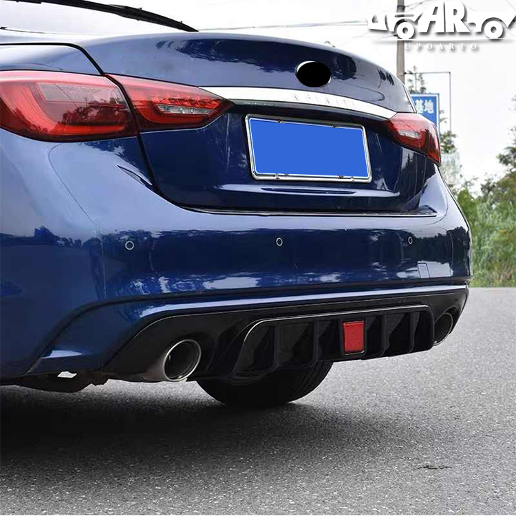 HAOSHENG Infiniti Q50 Rear Lip With Lamp 2018-2021