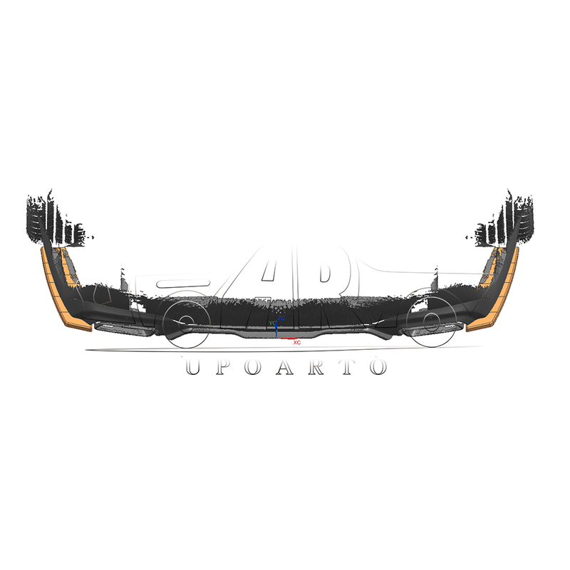 BMW 2 Series F44 Gran Coupe M235i Plastic Rear Wrap Angle 2020-2024