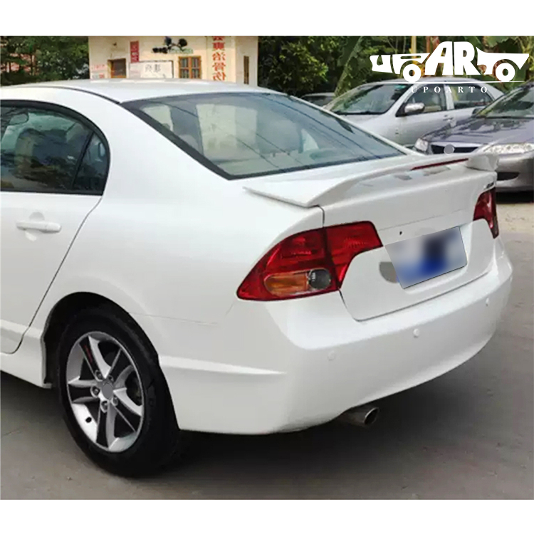 AR-Honda-006 Honda Civic 8 Gen Clip-on Style Include Lamp and Clamp Iron Parts ABS Rear spoiler 2006-2011 