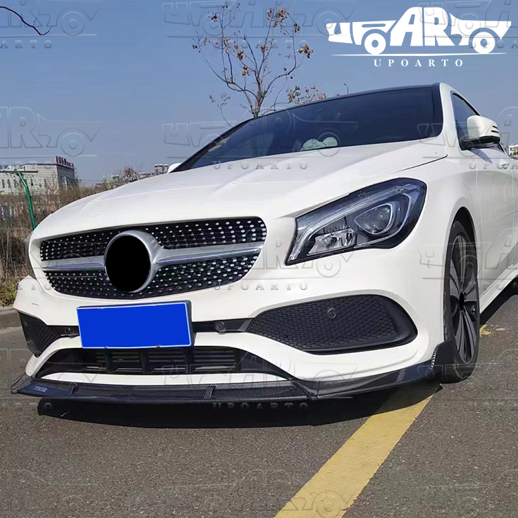 Mercedes Benz W117 CLA200 CLA 250 CLA45 AMG 3 Parts Front Lip 2016-2019