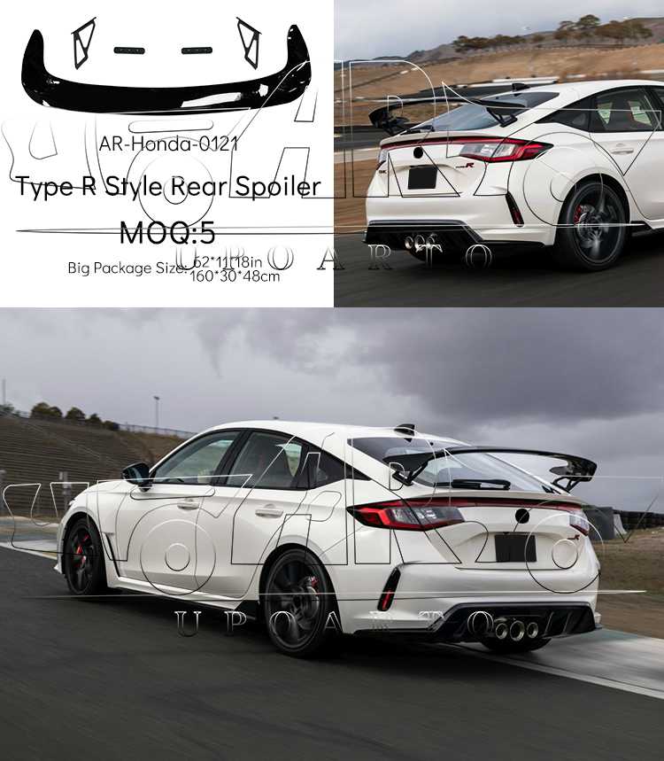 Hatchback Civic Type R Rear Spoiler Hatchback Civic Type R Rear Spoiler