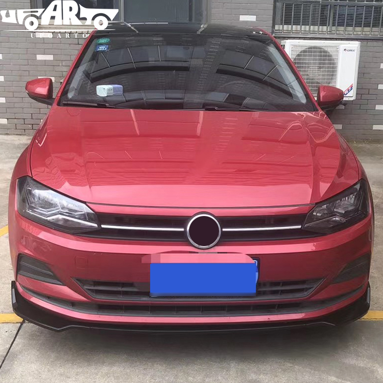 2019 VW Polo Injection Molding 3-Part Front Bumper Lip ABS