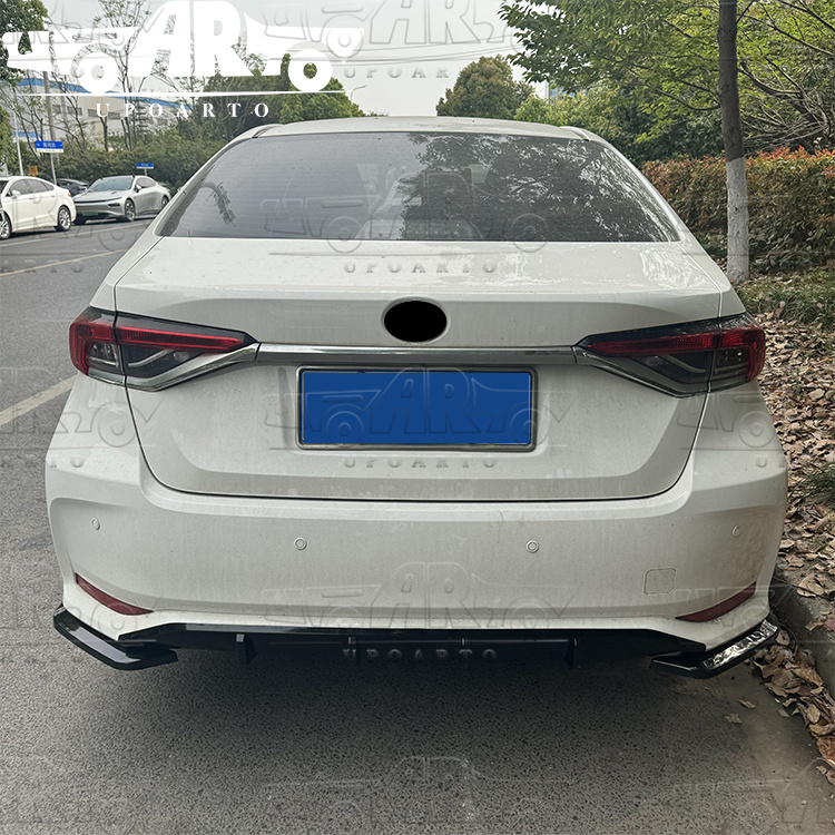 Toyota Corolla Sedan Plastic Rear Lip Diffuser 2019-2023