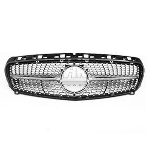 HAOSHENG Plastic Diamond Style Add-on Front Grille Benz A Class W176 2013-2015