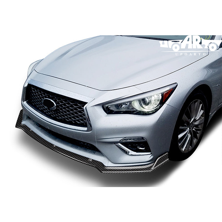 Infiniti Q50 ABS 3 Parts Front Lip Splitter 2018-2021