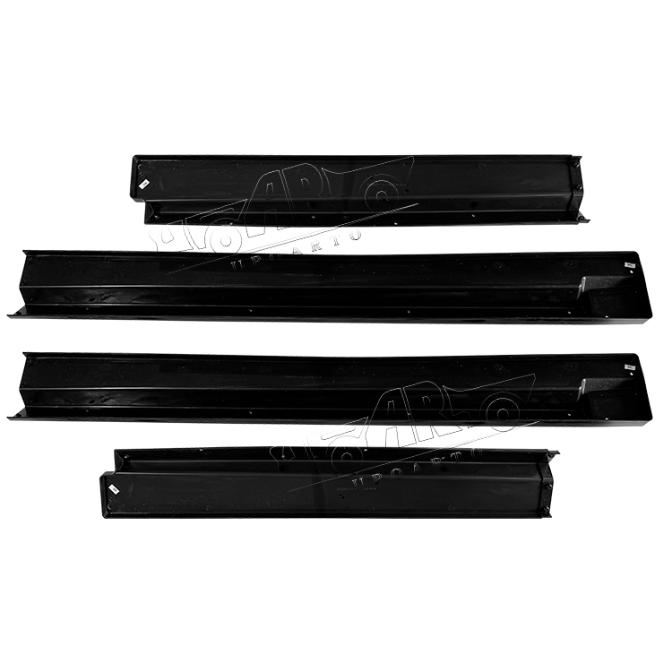 Audi Q8 S-Line Plastic Side Skirts Trim 2018+