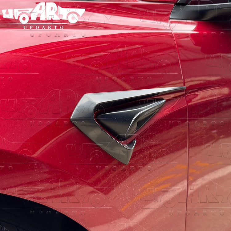 HAOSHENG Plastic Aero Style Add-on Side Camera Decoration Cover Trim Tesla Model 3 2023+