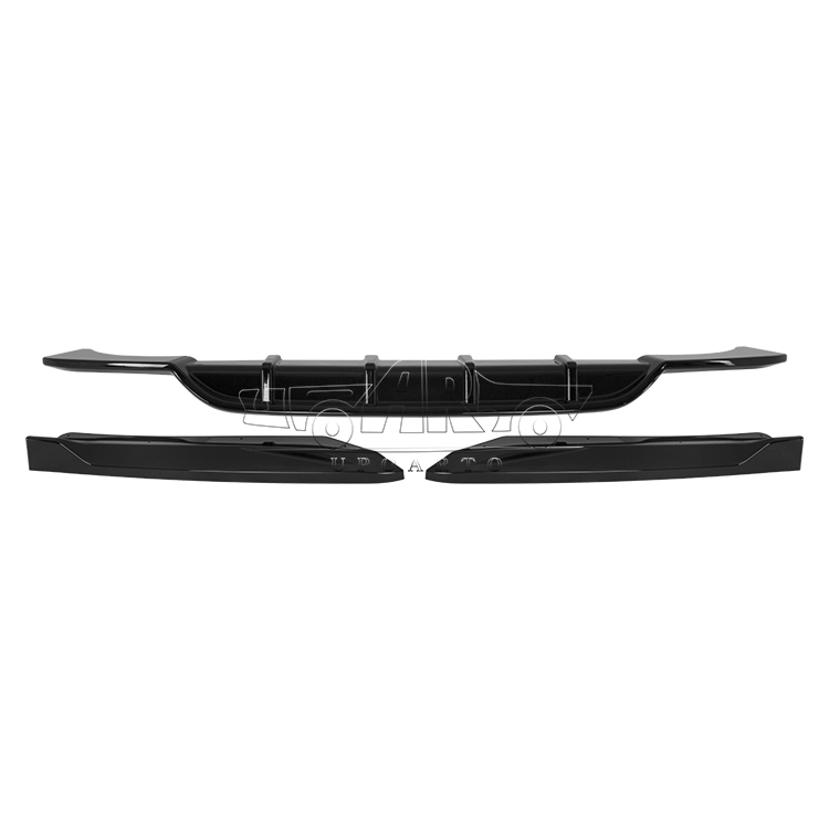 Mercedes Benz E Class W214 Plastic Rear Lip And Rear Side Splitter 2024+