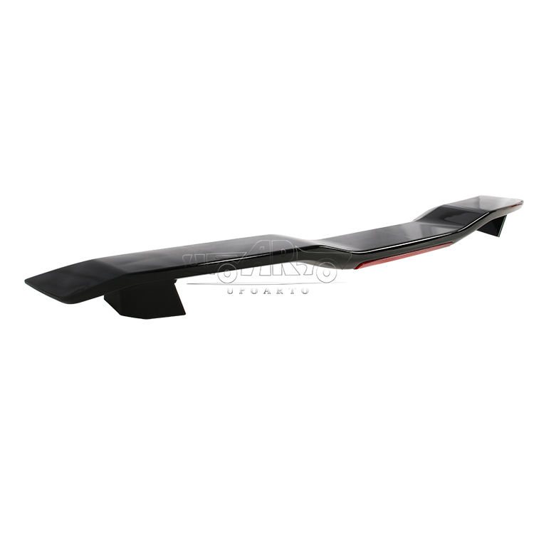 7 Generation Universal Rear Spoiler With Lamp ABS Sedan Car