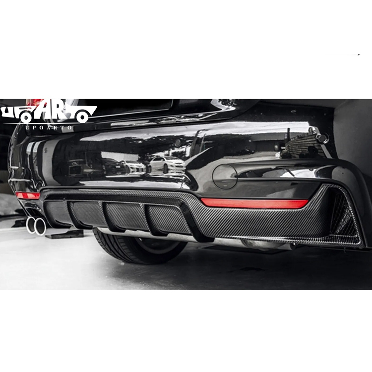 HAOSHENG Plastic MP Add-on Rear Bumper Lip BMW F32 F33 F36 4 Series 2014-2020