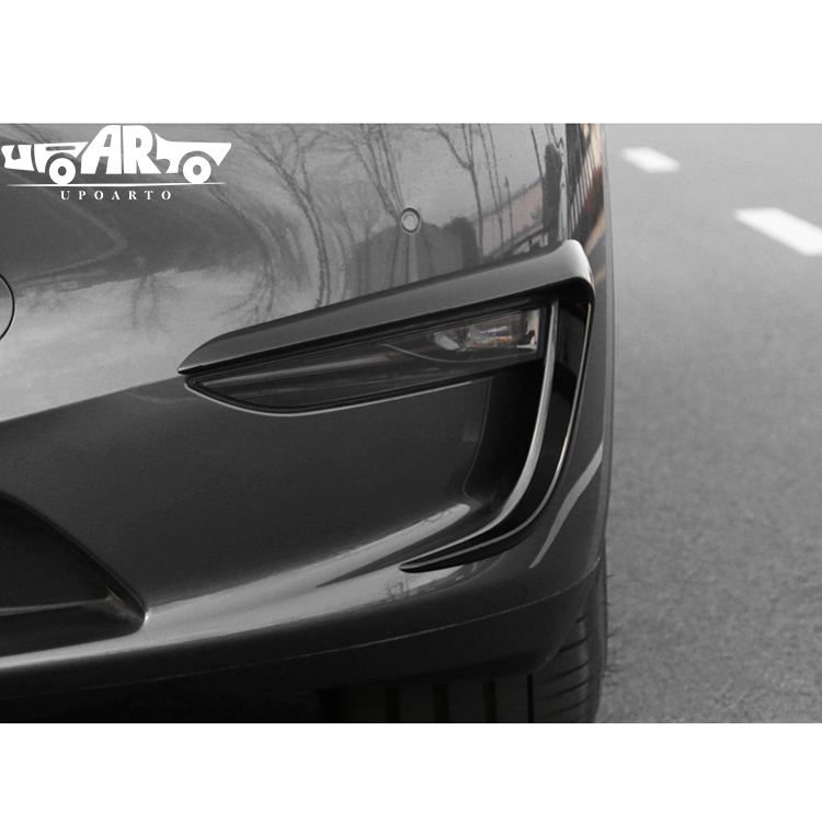 Tesla Model 3 AERO Style Front Fog Lamp Frame Trim 2017-2022