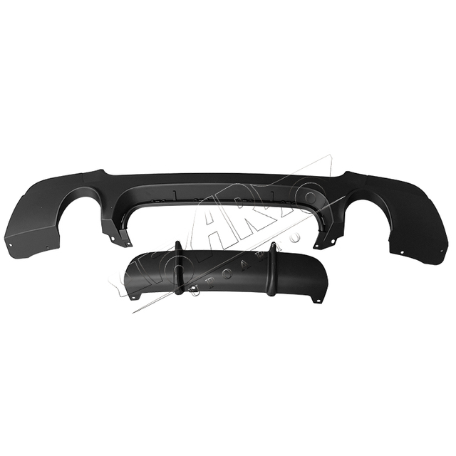 BMW 3 Series E92 P Style Rear Lip Plastic 2007-2013