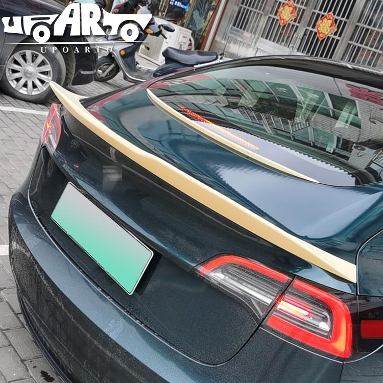 Tesla Model 3 Rear Window Spoiler Water Retaining Lip 2017-2022